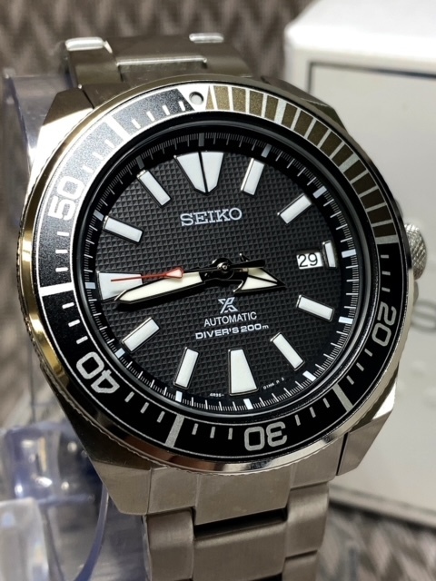 新品 SEIKO/PROSPEX【セイコー/プロスペックス】正規品 腕時計 サムライ 自動巻 200m防水 ダイバーズ腕時計 SRPF03K1 機械式腕時計_画像4