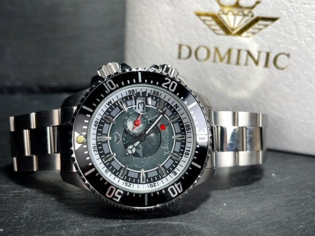 新品 DOMINIC ドミニク 正規品 機械式 自動巻き メカニカル 腕時計 アースギミック からくり時計 コレクション アンティーク 宇宙_画像5