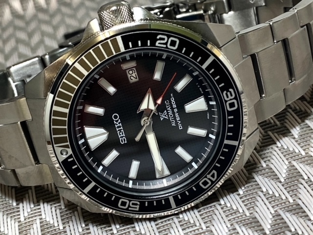 新品 SEIKO/PROSPEX【セイコー/プロスペックス】正規品 腕時計 サムライ 自動巻 200m防水 ダイバーズ腕時計 SRPF03K1 機械式腕時計_画像7