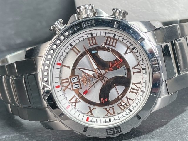 新品 DOMINIC ドミニク 正規品 機械式 自動巻き メカニカル 腕時計 ビックデイト パワーリザーブ レトログラード式 コレクション メンズ_画像5