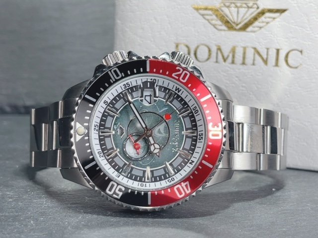 新品 DOMINIC ドミニク 正規品 機械式 自動巻き メカニカル 腕時計 アースギミック からくり時計 アンティーク コレクション 宇宙_画像6