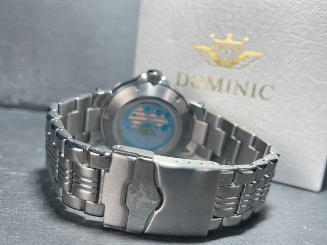 新品 DOMINIC ドミニク 正規品 機械式 自動巻き メカニカル 腕時計 パワーリザーブ パイロットギミック コレクション ホワイト メンズ_画像7