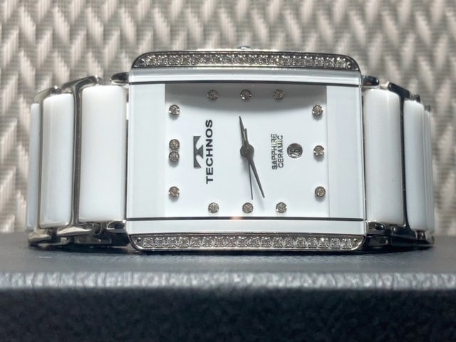 新品 テクノス TECHNOS 正規品 腕時計 アナログ 3気圧防水機能 ３針 クオーツ カレンダー ステンレススチール サファイアガラス プレゼント_画像4