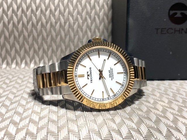 新品 テクノス TECHNOS 正規品 腕時計 アナログ腕時計 ソーラー ステンレス 5気圧防水 シンプル ビジネス メンズ 3針 ホワイト プレゼント_画像6