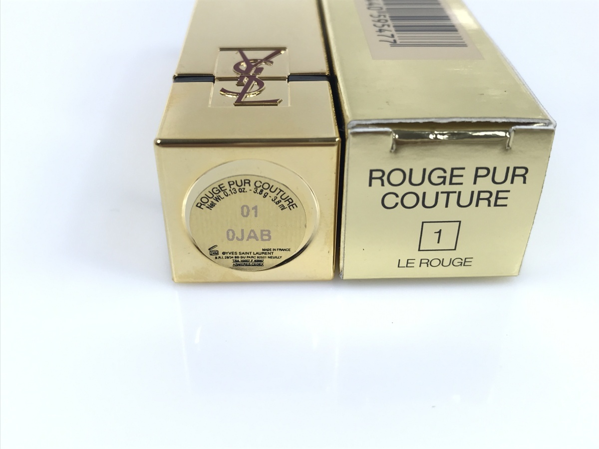 未使用　イヴ・サンローラン　YSL　ルージュ　ピュール　クチュール　リップ　口紅　#1　LE　ROUGE　レッドカラー　KES-1222_画像7