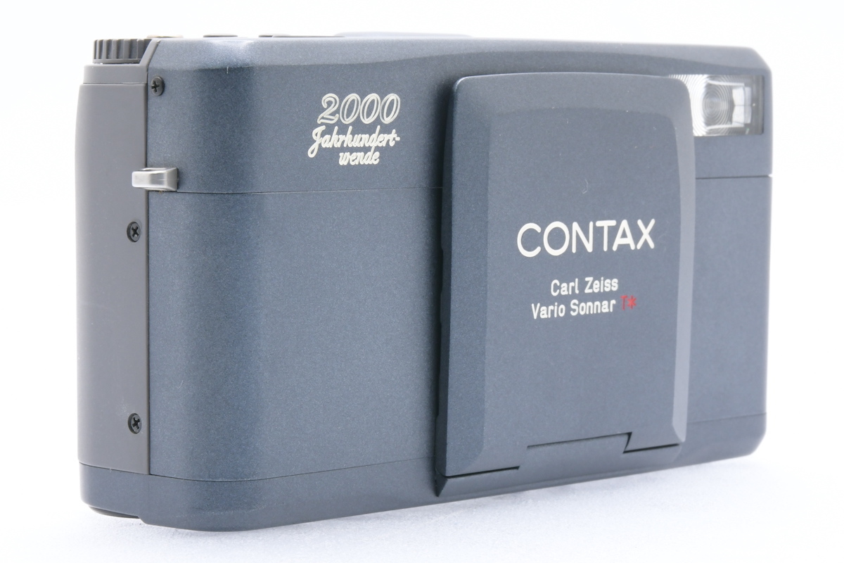 CONTAX TVSIII 2000年記念モデル ブルー コンタックス AFコンパクト フィルムカメラ 箱・説明書付_画像7
