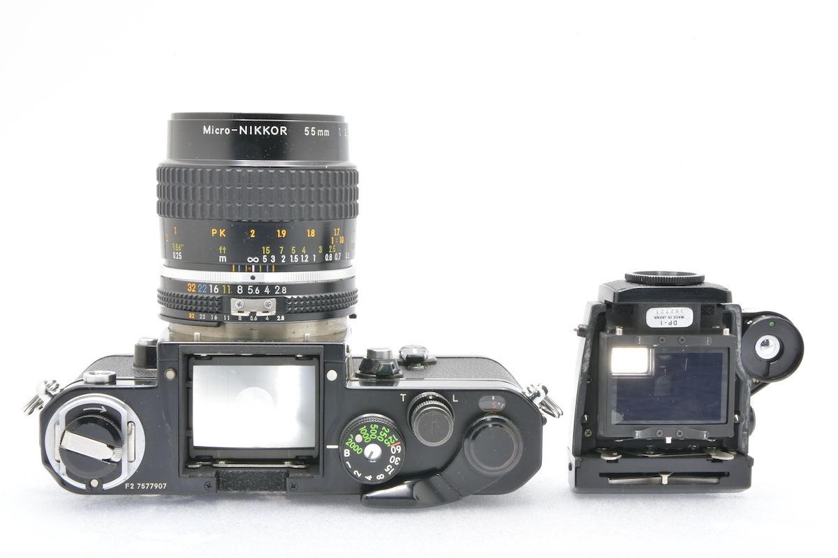 Nikon F2 フォトミック ブラック 757万台 + AI-S Micro-NIKKOR 55mm F2.8 ニコン MF一眼_画像4