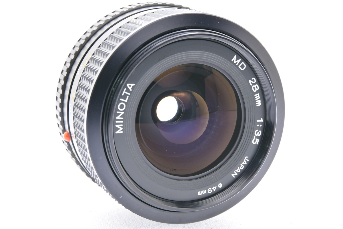 MINOLTA MD 28mm F3.5 MDマウント ミノルタ 広角単焦点レンズ MF一眼レフ用 交換レンズ ■16724_画像3