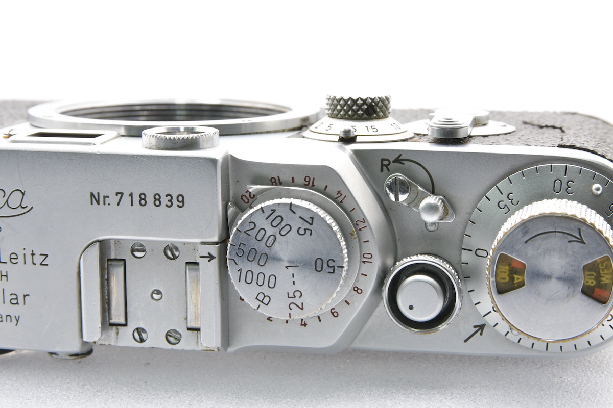 Leica IIIf 3f RD レッドダイヤル セルフタイマー付 SN.718839 ボディ ライカ レンジファインダー_画像9