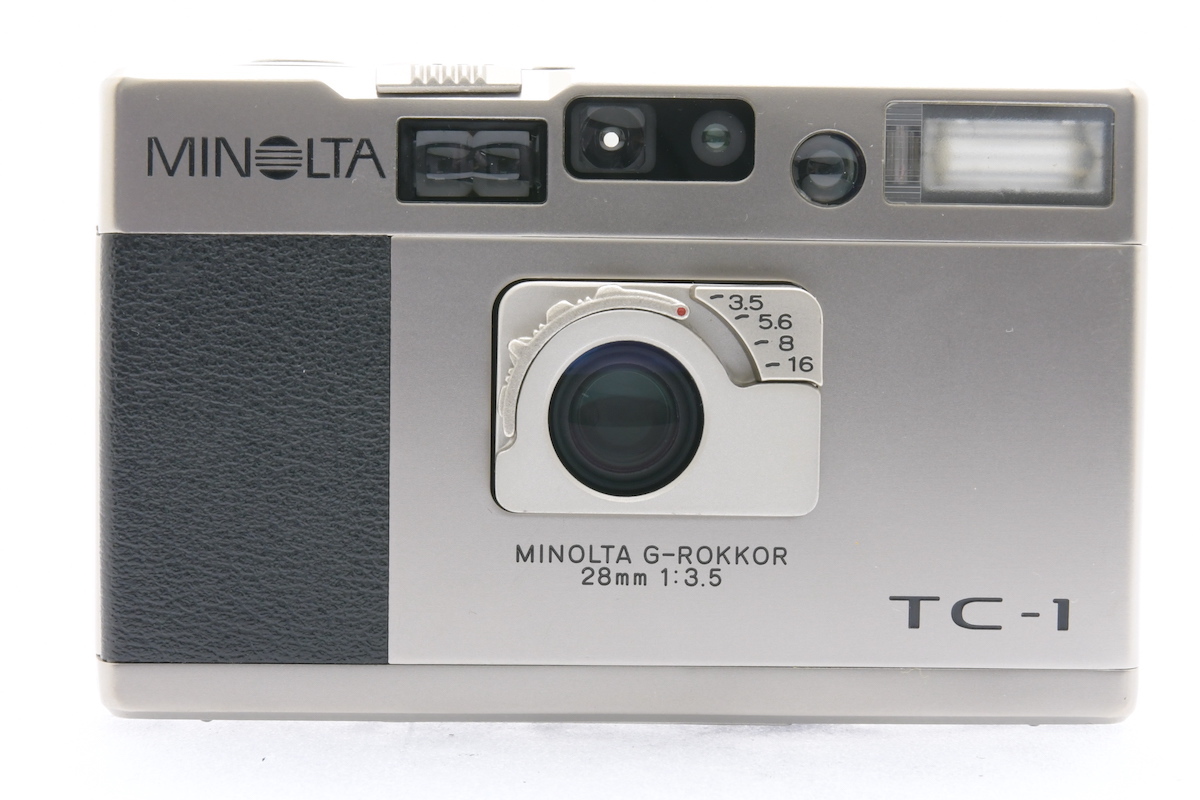 MINOLTA TC-1 / G-ROKKOR 28mm F3.5 ミノルタ AFコンパクト フィルムカメラ 説明書・カタログ付_画像1