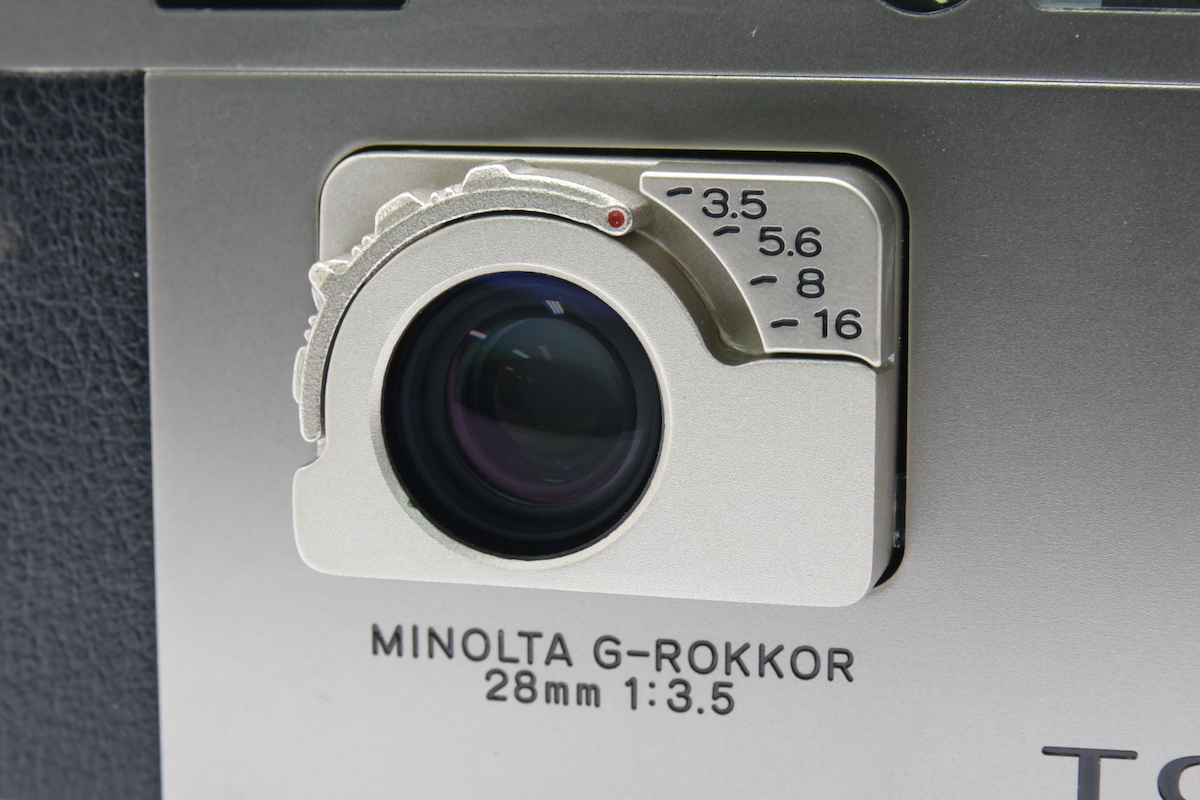MINOLTA TC-1 / MINOLTA G-ROKKOR 28mm F3.5 ミノルタ AFコンパクトフィルムカメラ_画像6