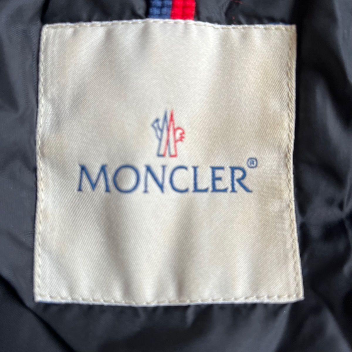 MONCLER モンクレール ARGENTEE アルジェンティ レオパード柄　ヒョウ柄　 ダウンジャケット　ワッペン　アニマル