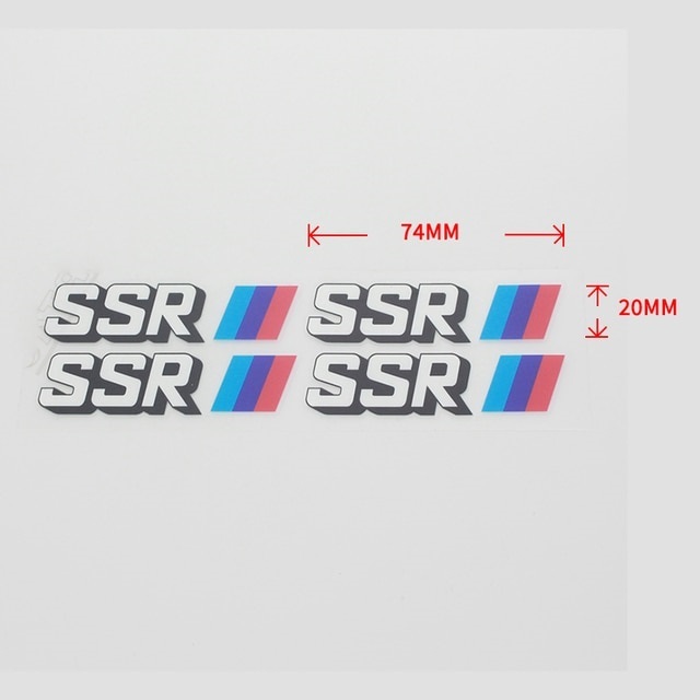 【送料無料】SSR(スピードスターレーシング)　ステッカー　ホワイト　①_画像2