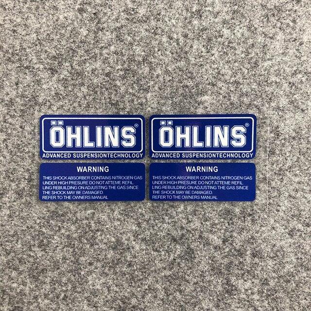 【送料無料】OHLINS(オーリンズ)　ステッカー　ブルー　① _画像1