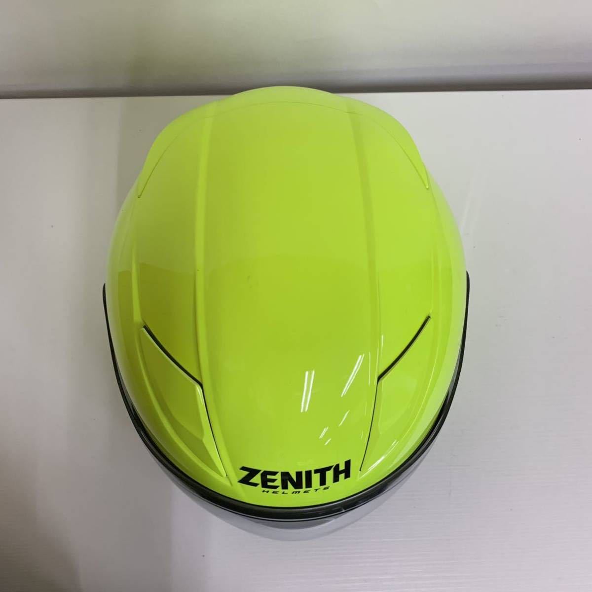 ZENITH ゼニス MODEL YJ-20 ジェット&オープンジェットタイプ ヘルメット YAMAHA Lサイズ 59〜60㎝未満 黄色 箱なし_画像4