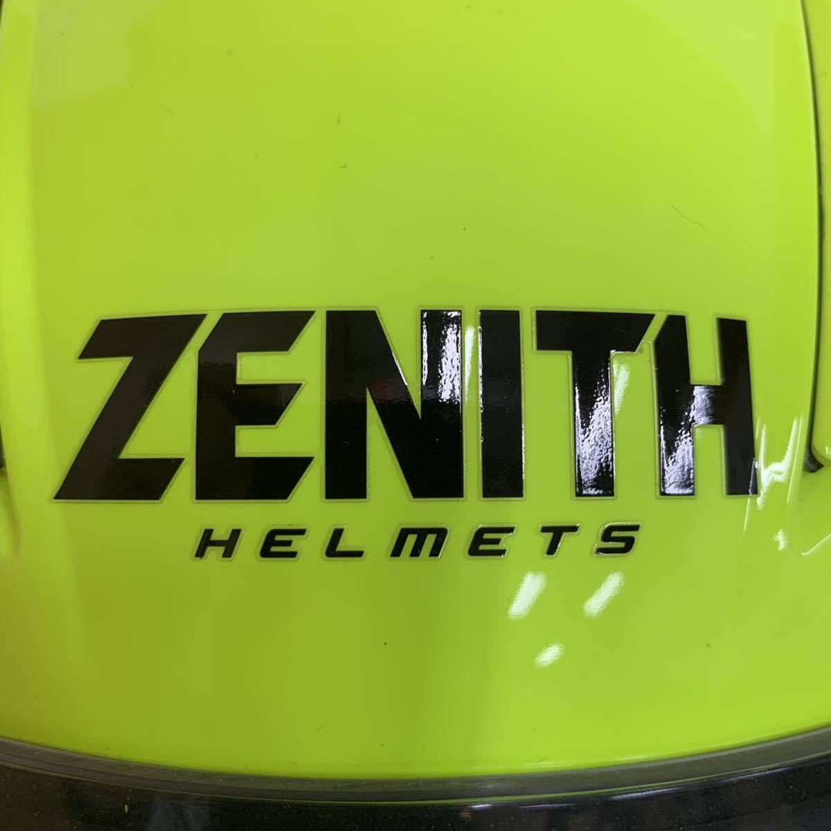 ZENITH ゼニス MODEL YJ-20 ジェット&オープンジェットタイプ ヘルメット YAMAHA Lサイズ 59〜60㎝未満 黄色 箱なし_画像6