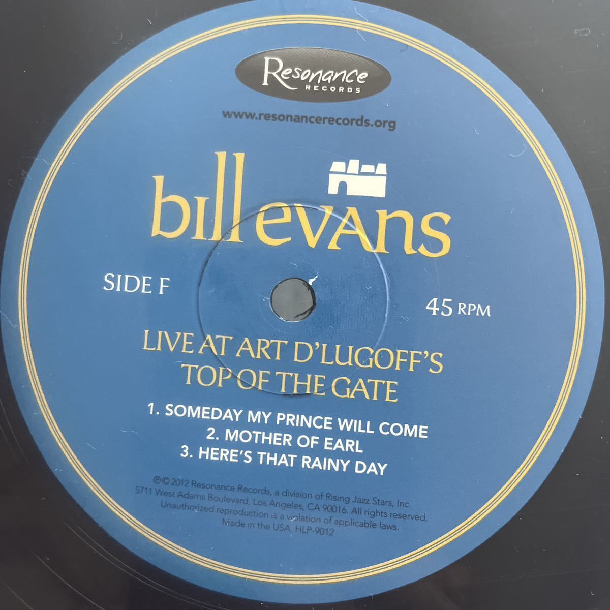 Bill Evans Live At Art D'Lugoff's Top Of The Gate 180g LP×3枚box_画像9