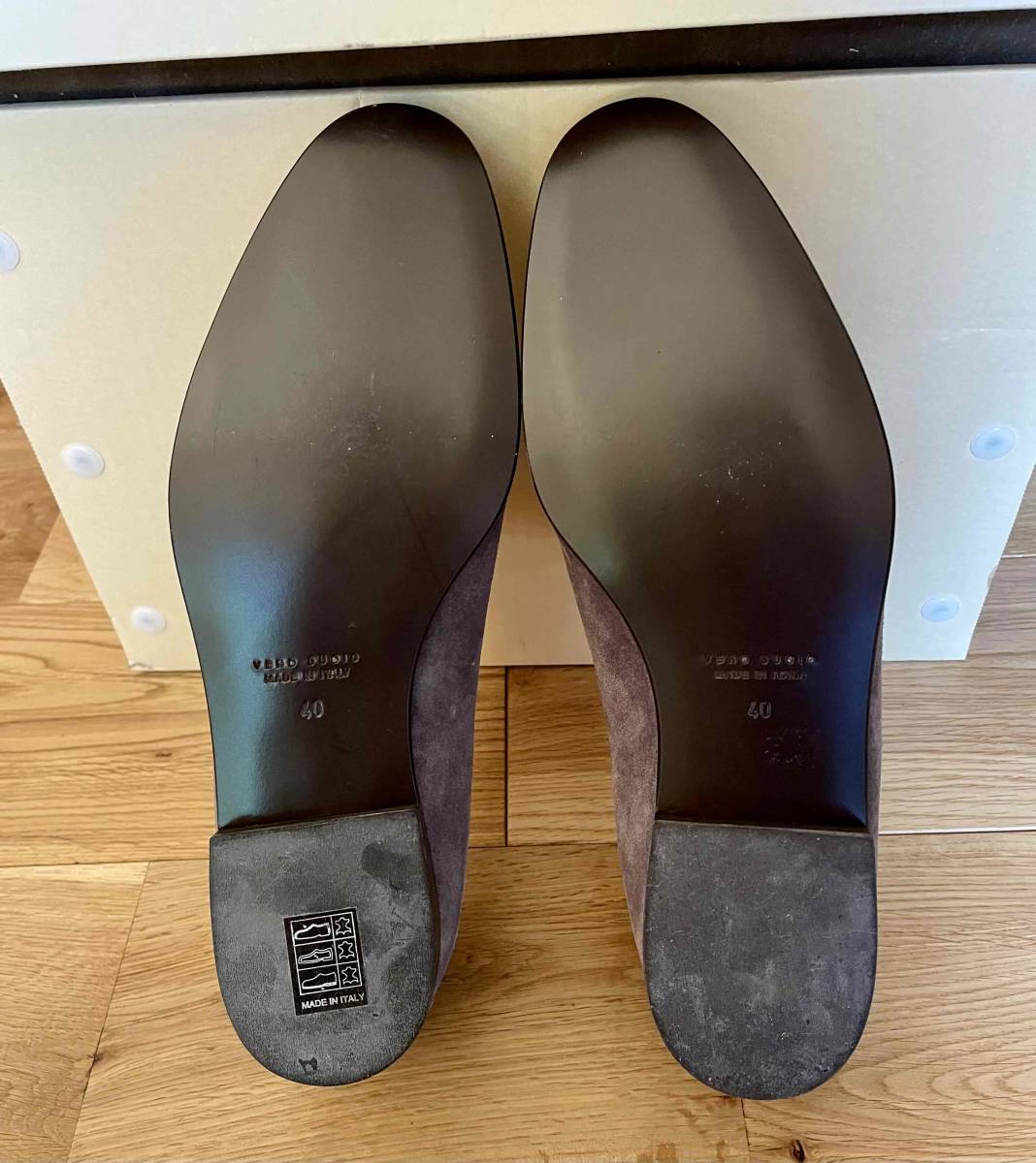  unused goods STOKTON stock ton suede tassel slip-on shoes size 40 25cm ~25.5cm search word Beams F LEON