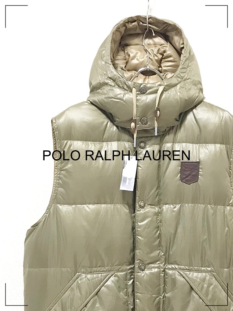 US購入 未使用品】POLO RALPH LAUREN Ripstop Nylon Down Vest ポロ