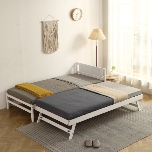 [ новый продукт ][ белый ] родители . bed двухъярусная кровать дерево bed одиночная кровать ti bed extra bed место хранения Северная Европа способ модный для взрослых детский 