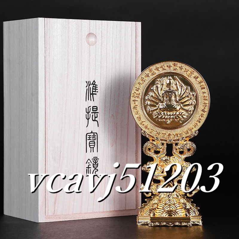 密教法具 寺院用仏具」極上品 準提寶鏡 准胝観音 仏具 仏教 工芸 密教法具 寺院用仏具」極上品 準提寶鏡 准胝観音 仏具 仏教 工芸