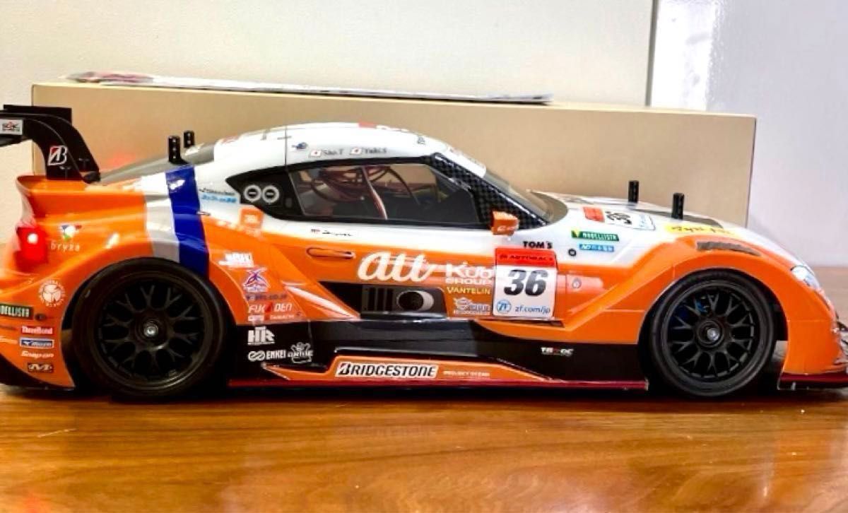 電飾付き SP 1678 1/10RC au TOM'S GR Supra スペアボディセット 電飾付き SP 1678 1/10RC au TOM'S GR Supra スペアボディセット