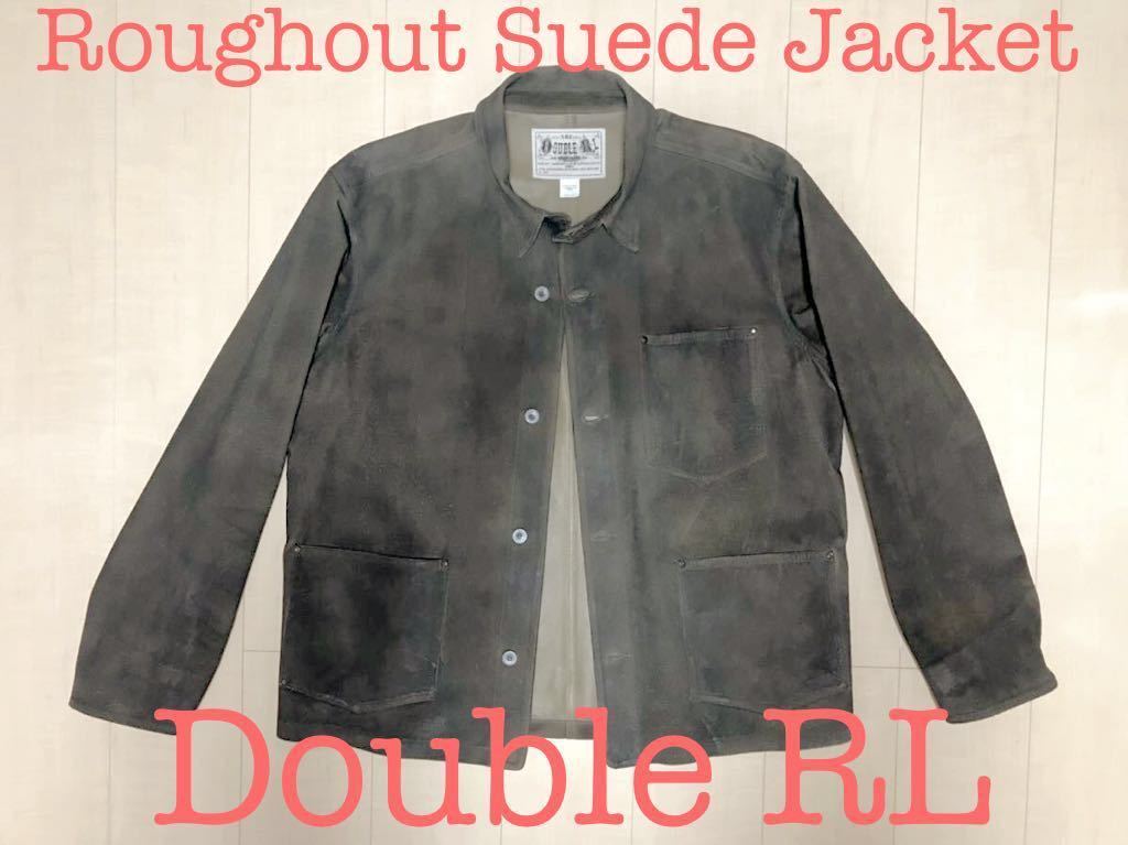 RRL Roughout Suede Jacket ダブルアールエル ラフアウト スエード スウェード ジャケット BY RALPH LAUREN ラルフローレン Leather レザー_画像3
