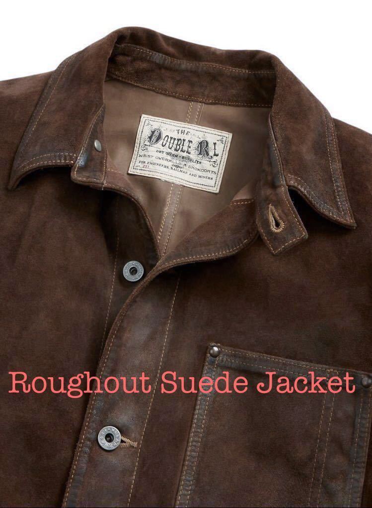 RRL Roughout Suede Jacket ダブルアールエル ラフアウト スエード スウェード ジャケット BY RALPH LAUREN ラルフローレン Leather レザー_画像2