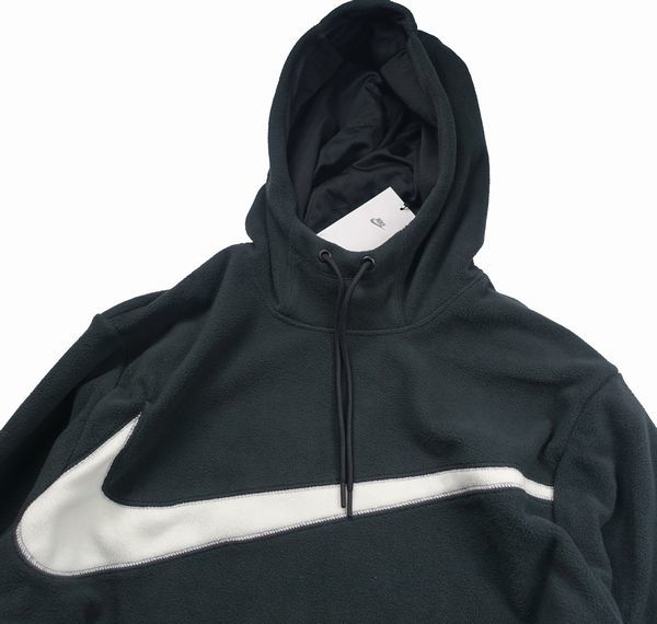 新品 XLサイズ NIKE ナイキ ゴルフ フリース 防寒 保温 フリース ウィンタライズド プルオーバーパーカ メンズ ブラック_画像2