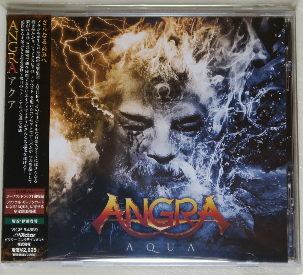 ☆ アングラ ANGRA アクア AQUA 初回盤 ボーナス・トラック 日本盤 帯付き VICP-64859 新品同様 ☆_画像1