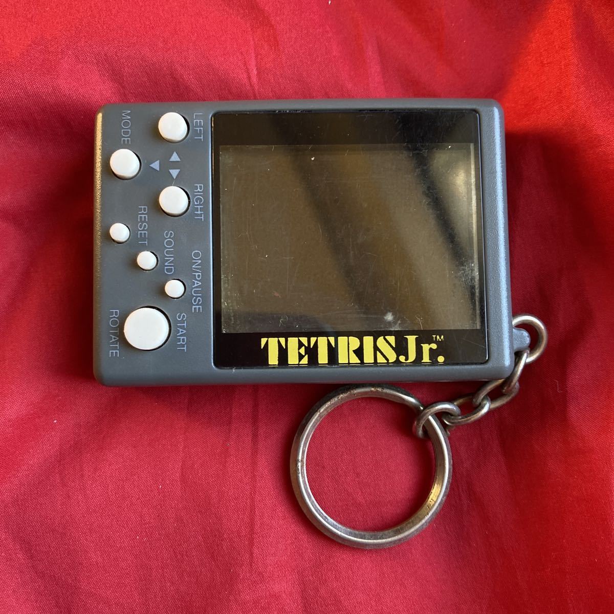 ☆★ジャンク品 TETRIS jr テトリスジュニア 携帯ゲーム機 レトロ 携帯ゲーム機 動作未確認 完全ジャンク品 小型ゲーム 黒灰色グレー系色_画像9