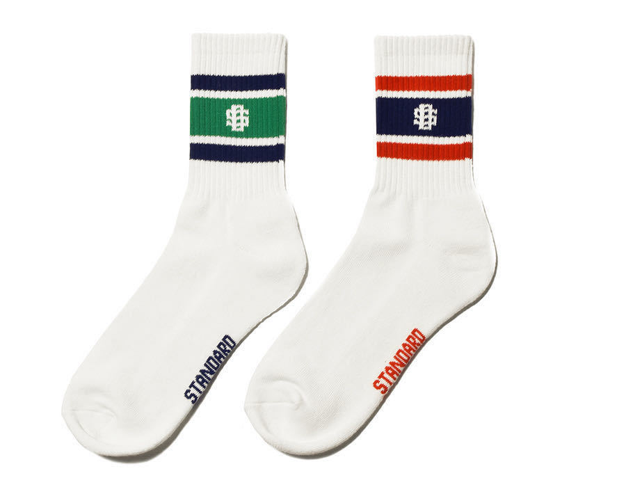 Standard California スタンダード カリフォルニア ソックス Socks グリーン レッド ネイビー Green Red Navy セット_画像2