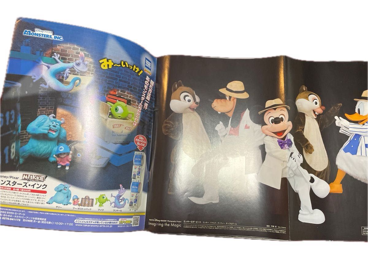 Disney ディズニー　キャラクター　 FAN 公式ファンブック　ポストカード2枚付
