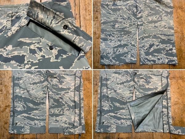 未使用品 '17 米軍 実物 米空軍 USAF APECS ABU デジタルタイガー カモ 迷彩 GORETEX ゴアテックス オーバー パンツ MEDIUIM-REGULAR M//☆_画像9