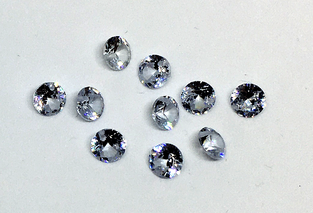 * prompt decision * human work compound zircon stone hole attaching glass made beads 10 piece .200 jpy 