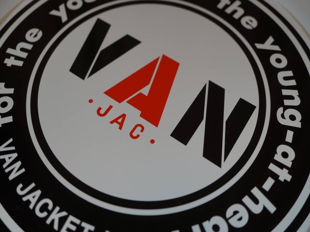 ★送料無料!! VAN JAC ヴァンヂャケット ホームグッズコレクション/永遠の丸VAN直径30cmブリキトレー★_画像3