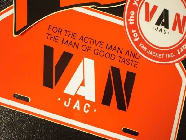 ★送料無料!! VAN JAC ヴァンヂャケット VANコレクターコレクションステッカーREDタイプ三枚セット★_画像4