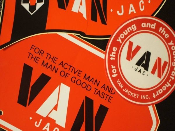 ★送料無料!! VAN JAC ヴァンヂャケット VANコレクターコレクションステッカーREDタイプ三枚セット★_画像10