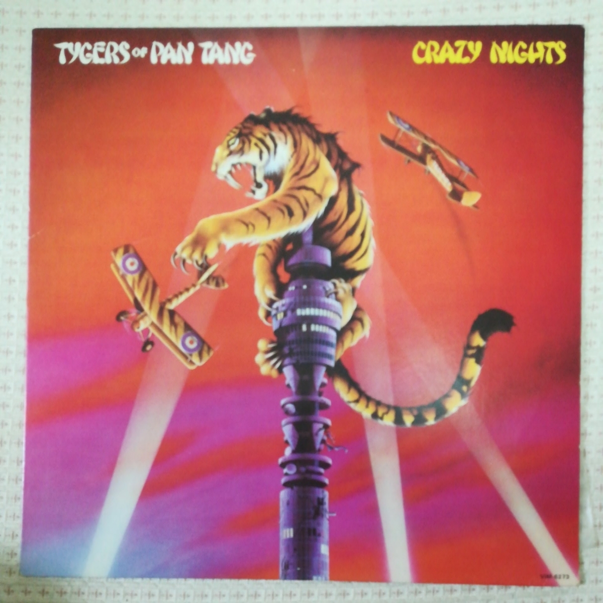 Tygers of　Pan Tang Crazy Night クレイジーナイト　レコードLP中古_画像1