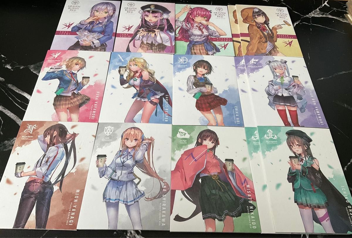 ヘブンバーンズレッド ミニ色紙 12種15枚セット|Yahoo!フリマ ヘブンバーンズレッド ミニ色紙 12種15枚セット|Yahoo!フリマ