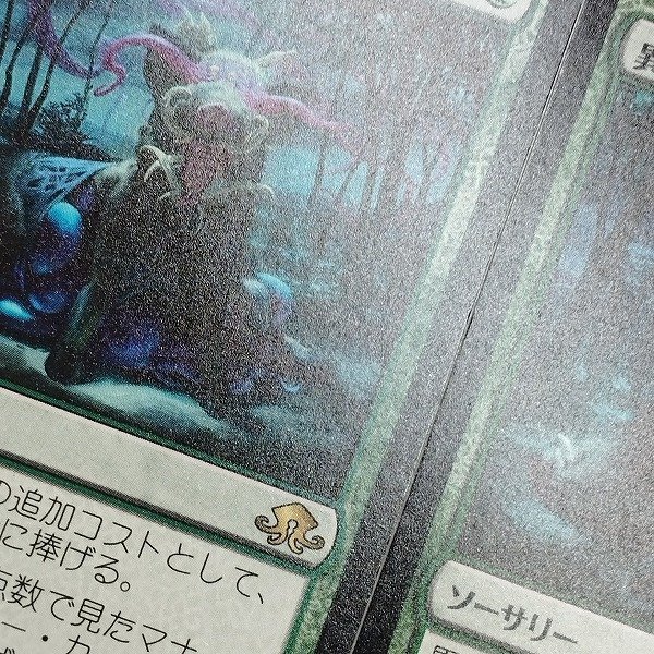 sC730o [まとめ] MTG 緑 レア 異界の進化 破滅の終焉 自然の意志 召喚士の契約 各2枚 計8枚_画像6