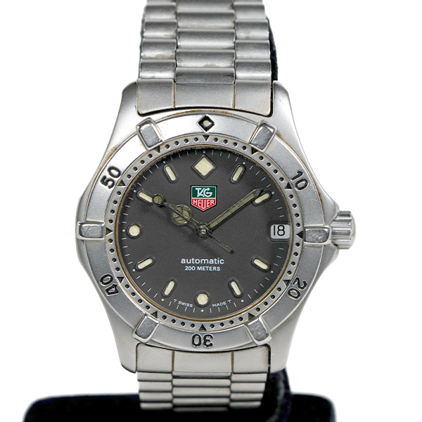 腕時計 TAG HEUER タグホイヤー WE2210 自動巻 デイト 逆回転防止ベゼル メンズ_画像1