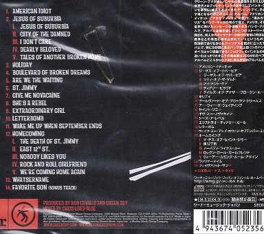 ■ グリーン・デイ ( パンク・ロック・バンド Green Day ) [ アメリカン・イディオット ] 新品 未開封 CD 送料サービス ♪ _画像2
