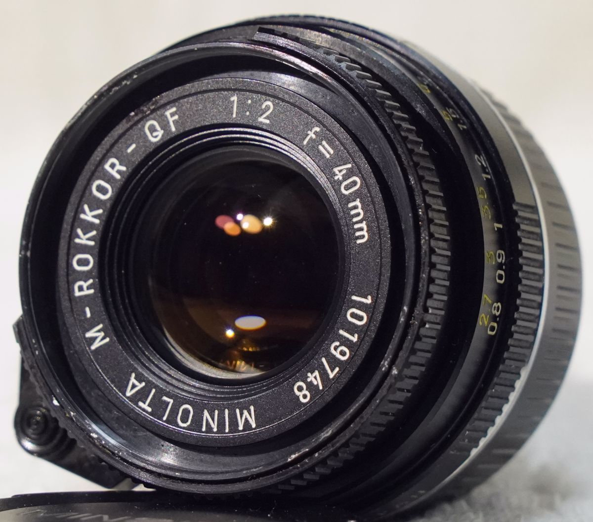 Minolta M-Rokkor 40mm F2 [ライカMマウント] LEITZ設計MINOLTA製造の前期品_画像4