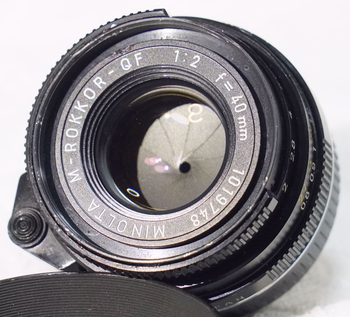 Minolta M-Rokkor 40mm F2 [ライカMマウント] LEITZ設計MINOLTA製造の前期品_画像6