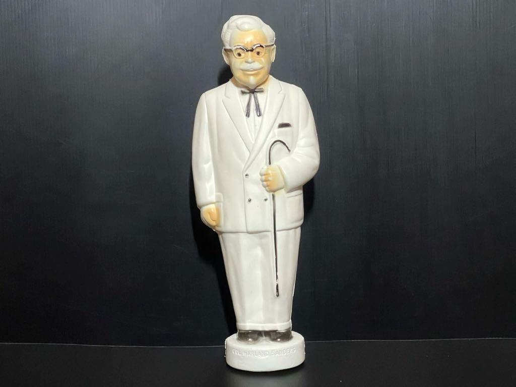 【KFC】Colonel Sanders Coin Bank Doll カーネルサンダース コインバンクフィギュア 貯金箱 カナダ製 ヴィンテージ vintage 約32cm_画像1