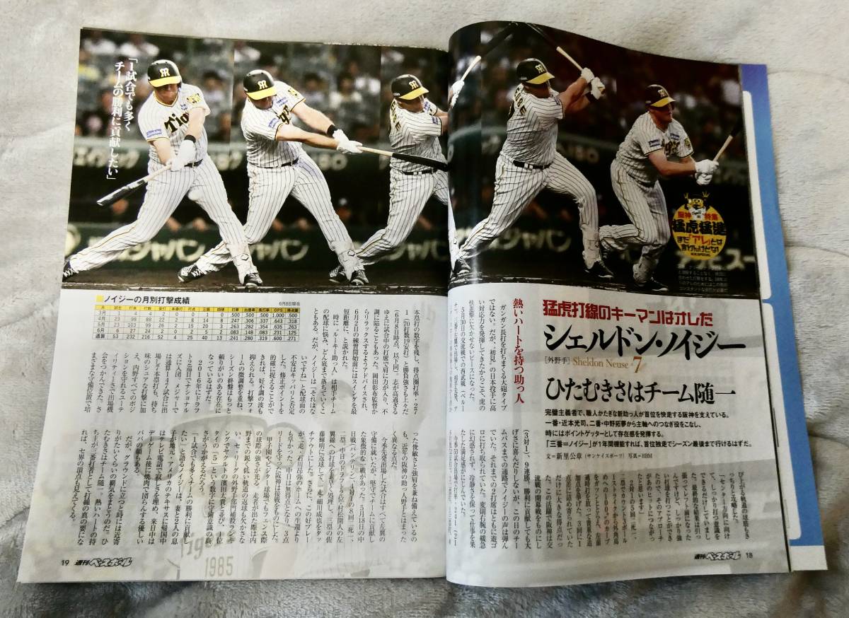 週刊ベースボール 2023年6月26日号：阪神タイガース特集 etc (＊必ず説明文をお読みください。)_画像7