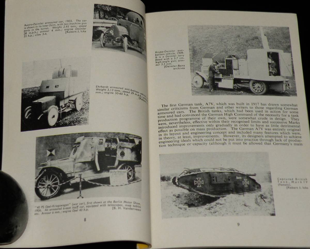 【洋書】GERMAN TANKS and Armoured Vehicles 1914-1945　ドイツの戦車と装甲車両_画像4