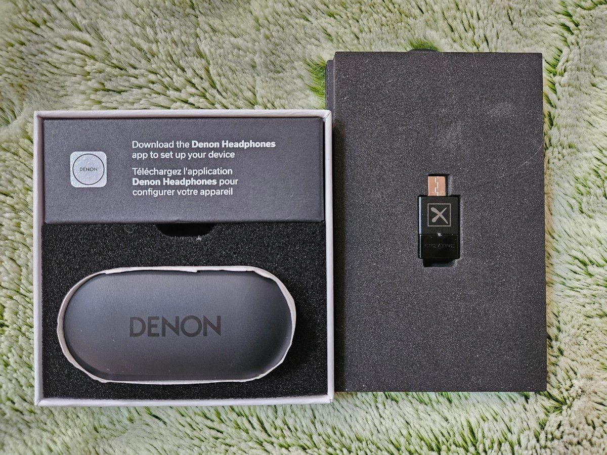 DENON PerL Pro オマケ(Creative BT-W5 & ケース)付き 美品 DENON PerL Pro オマケ(Creative BT-W5 & ケース)付き 美品
