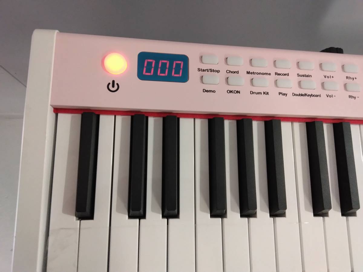 M769 новый 15 текущее состояние товар прямой самовывоз TOP FILM CEULA электронное пианино розовый подставка белый педаль электронный клавиатура 1/30
